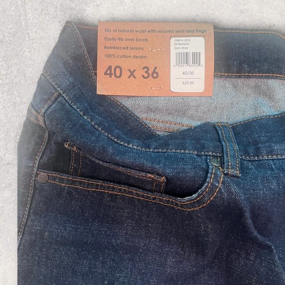 Men's Gibson Bonanza Jeans Regular Fit 5 Pocket 40x36 NWT - Picture 6 of 7